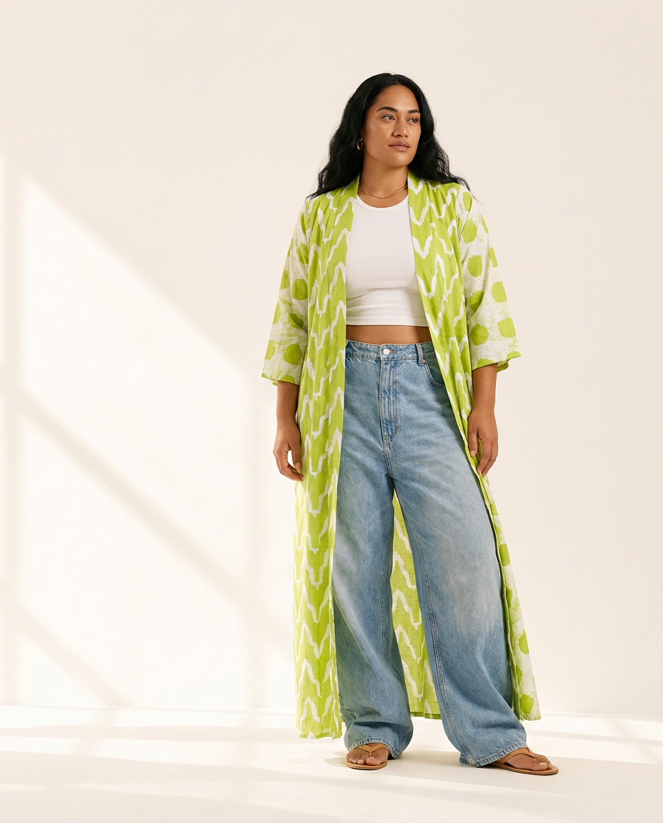 Deep Summer Kimono