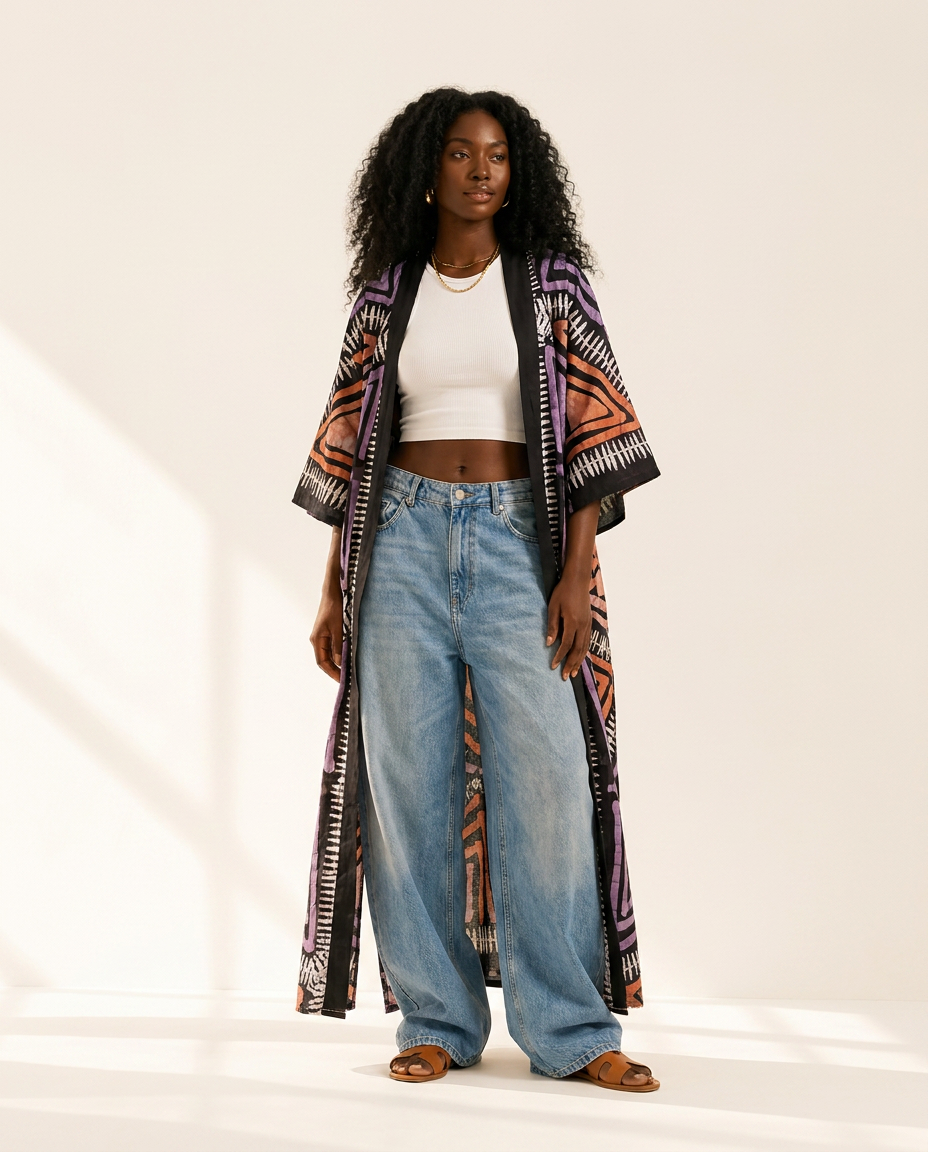 Evening Haze Kimono
